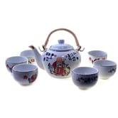 Сервиз фарфоровый для чайной церемонии "Шоусин": 1 чайник + 6 чашек (200/800 мл, чашка/чайник) 22539